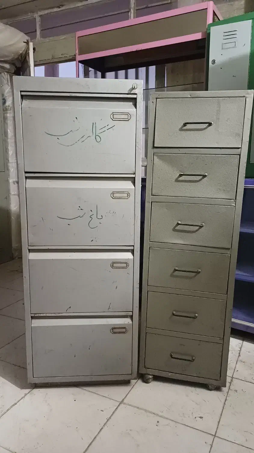 انواع فایل های کشویی و بایگانی فلزی|جاکفشی، کمد، دراور|برخوار, |دیوار