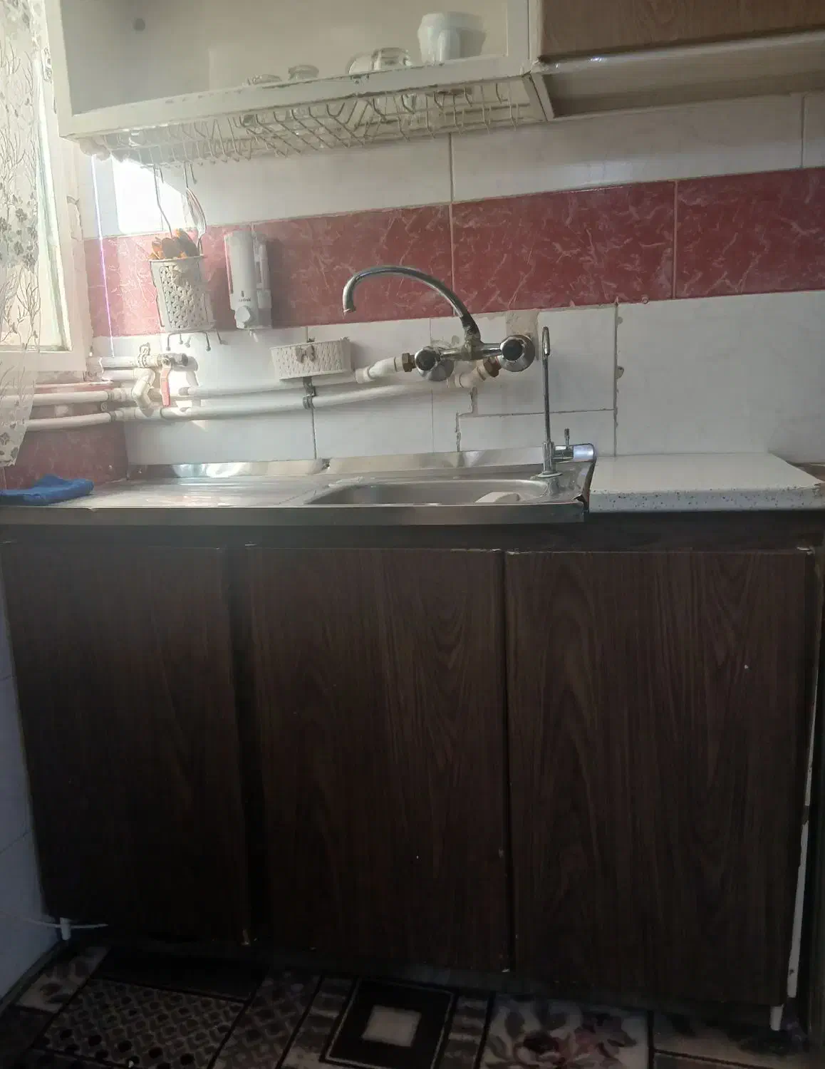 کابینت|آب‌چکان و نظم‌دهنده ظروف|قم, شهر قائم|دیوار