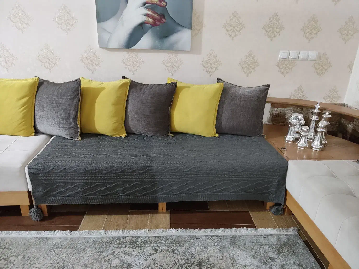 شال مبل نو|رختخواب، بالش، پتو|خرمآباد, |دیوار