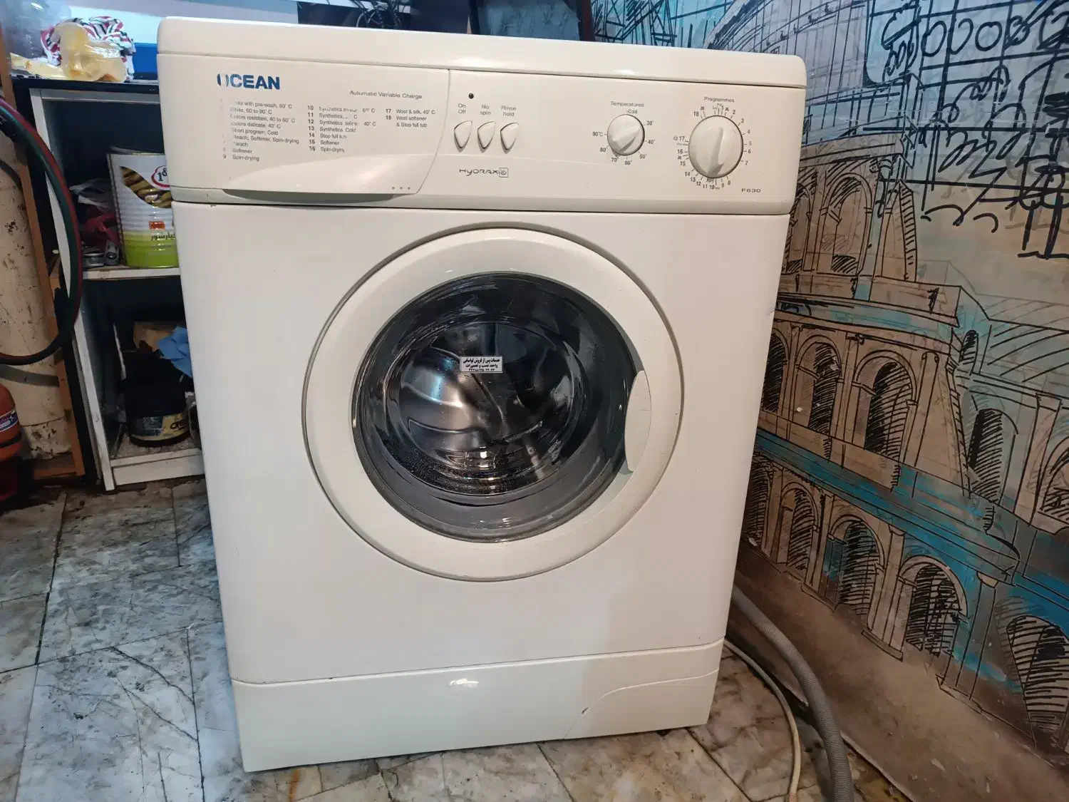 لباسشویی اوشن هفت کیلوی|ماشین لباسشویی و خشک‌کن لباس|تهران, افسریه شمالی|دیوار