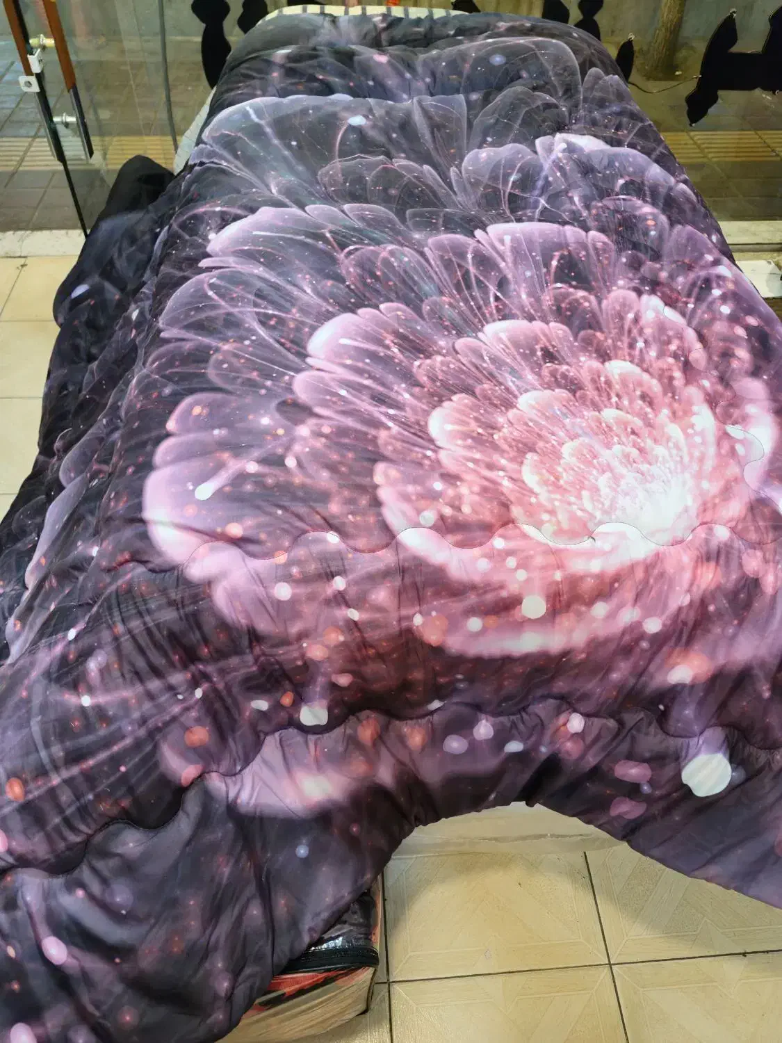 لحاف سه بعدی تمام نخ کتان|رختخواب، بالش، پتو|اندیشه, اندیشه فاز ۱|دیوار