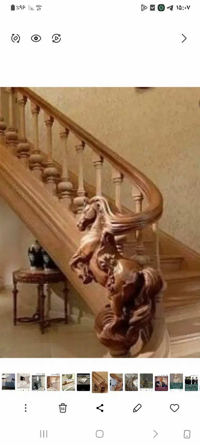 تعمیر ونقاشی درب های اتاقی ونصب نرده پله چوبی|خدمات پیشه و مهارت|کرمان, |دیوار