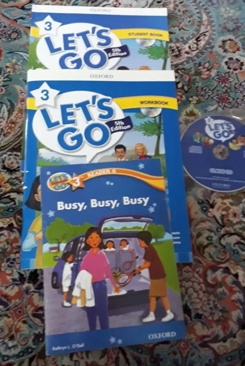 کتابهای LetsGo 3 تمیز ۱۰۰ تومن ارسال شهرری رایگان|کتاب و مجله آموزشی|ری, ولی آباد|دیوار