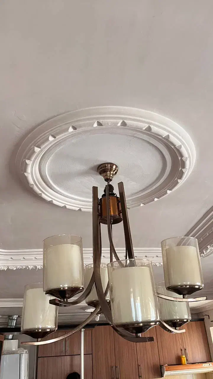 لوستر ۶ حباب|لوستر و چراغ آویز|رشت, شهرک قدس|دیوار