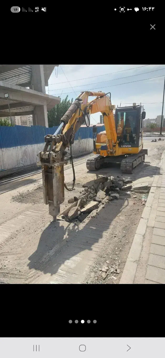 اجاره مینی بیل با پیکور بابکت با پیکور و...|خدمات حمل و نقل|گرگان, |دیوار