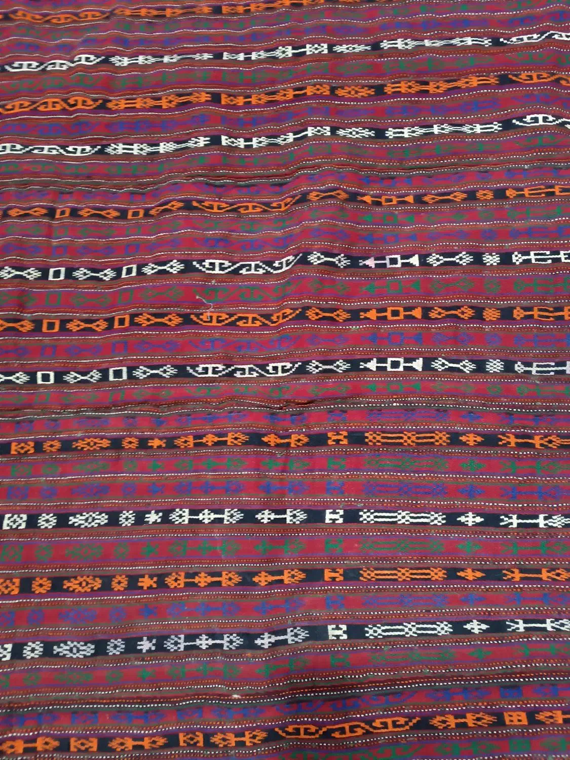 جاجیم کرمانجی قدیمی درجه1|گلیم، جاجیم، گبه|مشهد, شهید مطهری|دیوار