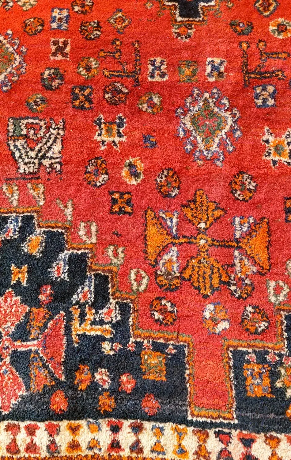 قالی ترکی با قدمت|فرش|کازرون, |دیوار