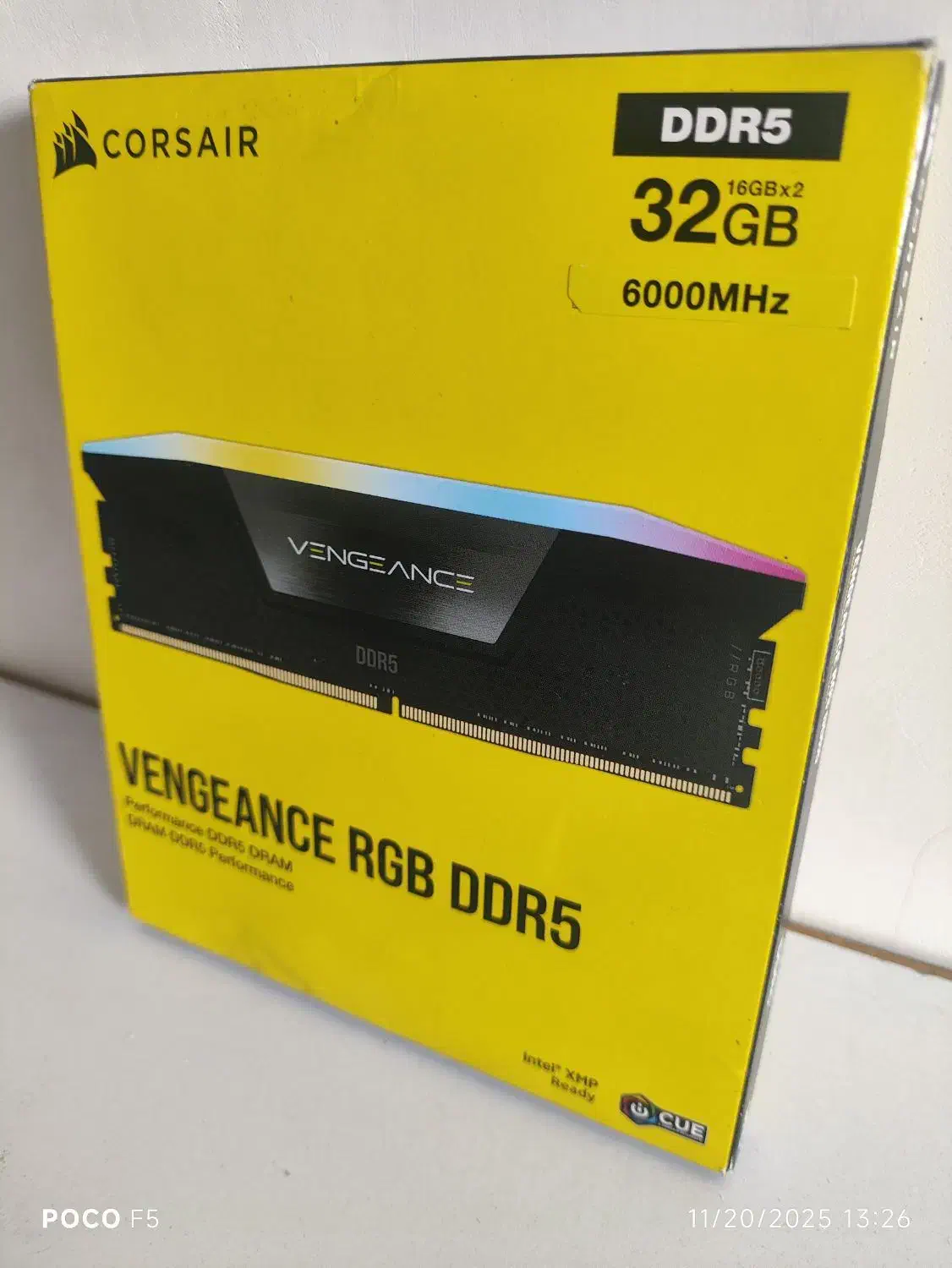 ram 32g ddr5 Corsair vengeance 6000mhz rgb|قطعات و لوازم جانبی رایانه|مشهد, شهید معقول|دیوار