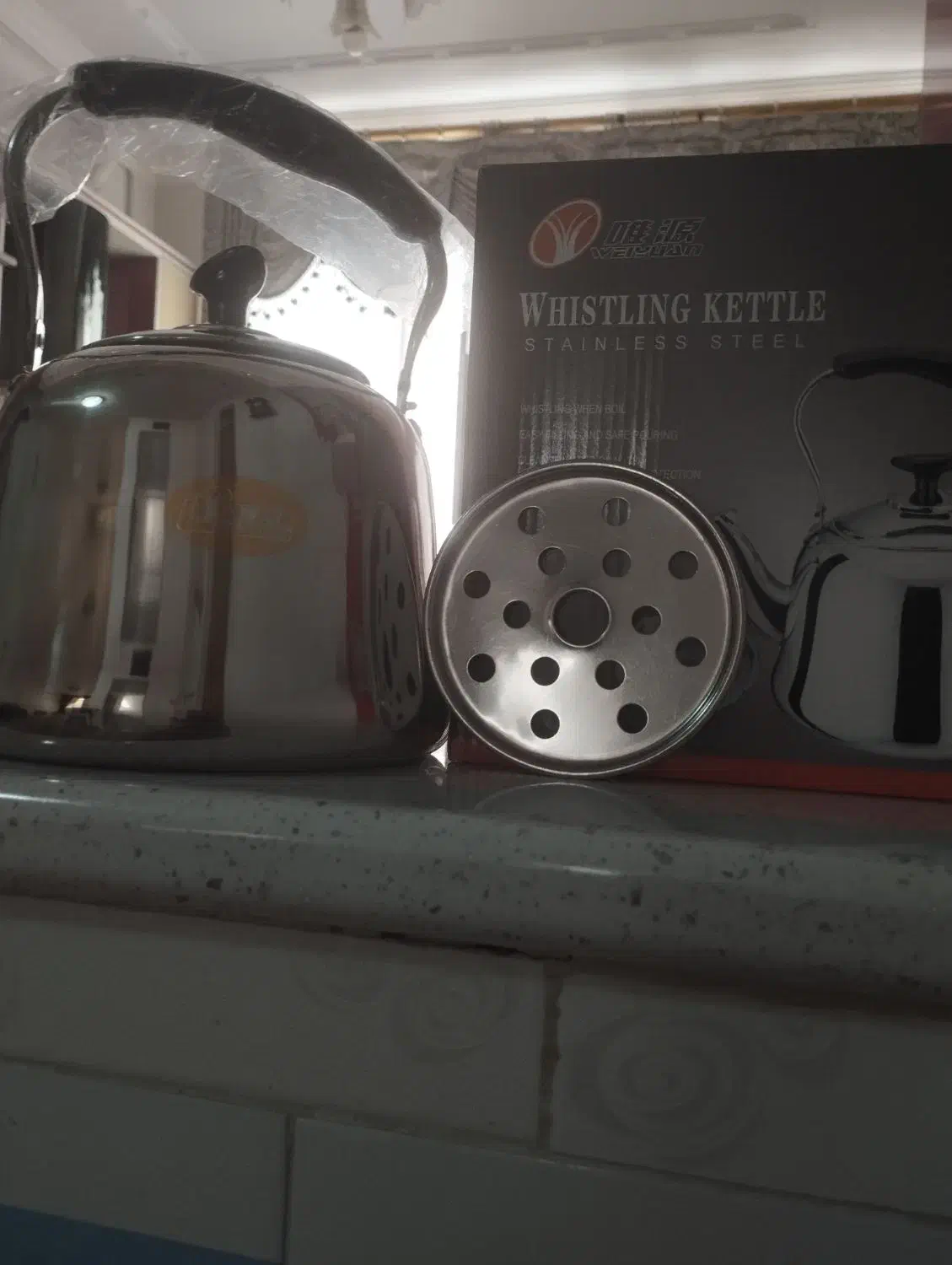 کتری استیل ۳لیتری کاملا نو|قوری، کتری، قهوه‌ساز دستی|حمیدیا, |دیوار