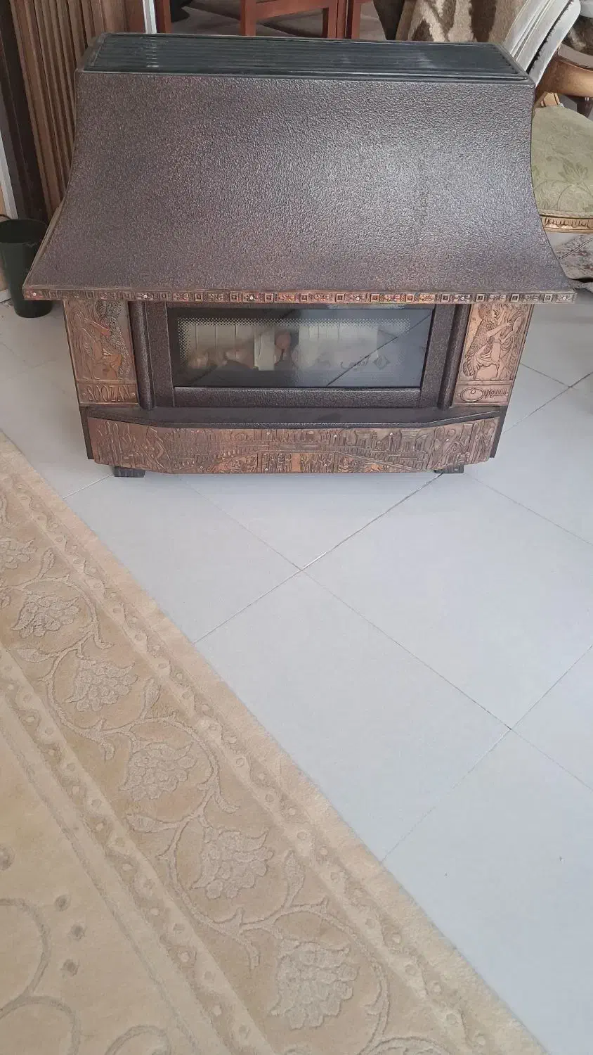 بخاری شومینه درحدنو|بخاری، هیتر، شومینه|تبریز, |دیوار
