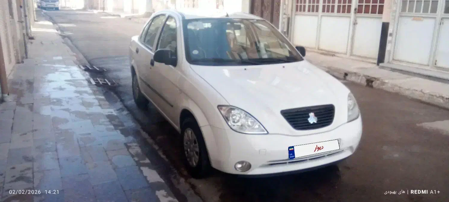 تیبا ۱ سفید|خودرو سواری و وانت|ابهر, |دیوار