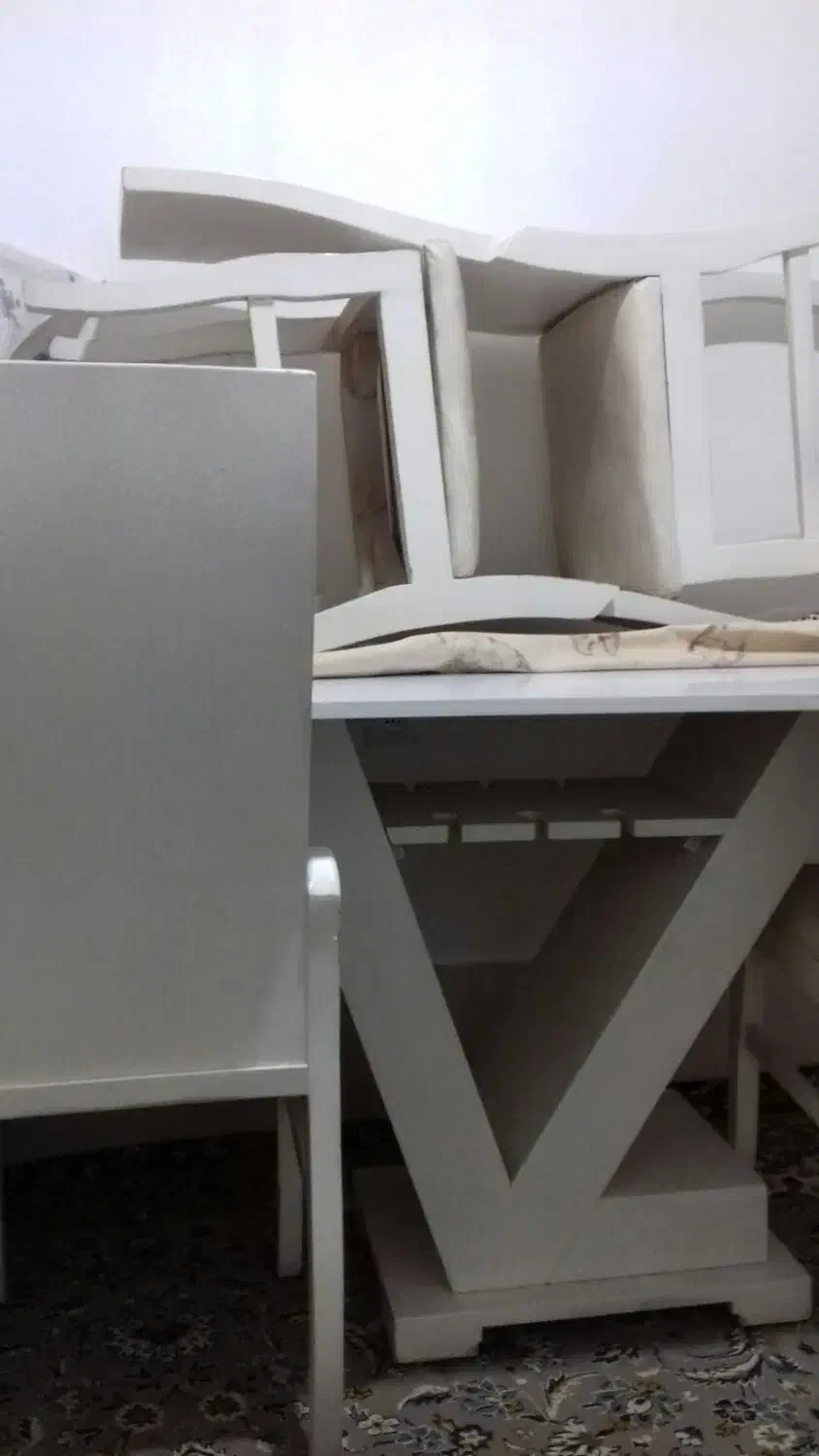 میز ناهارخوری|میز و صندلی غذاخوری|هشترود, |دیوار