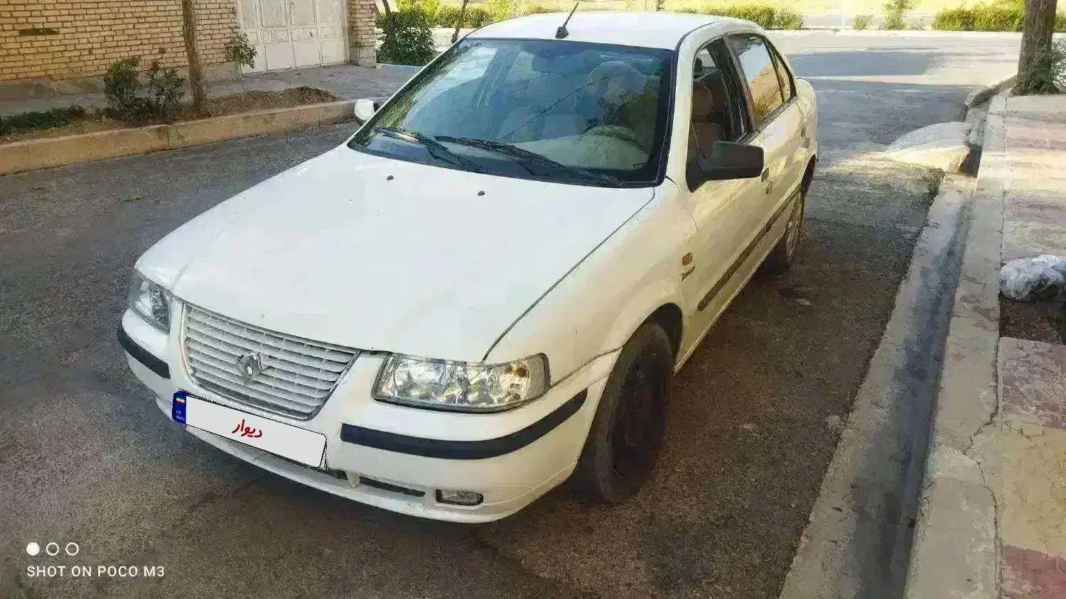 سمند LX EF7 سفید مدل 92 کارکرد 350|خودرو سواری و وانت|فرخ‌شهر, |دیوار
