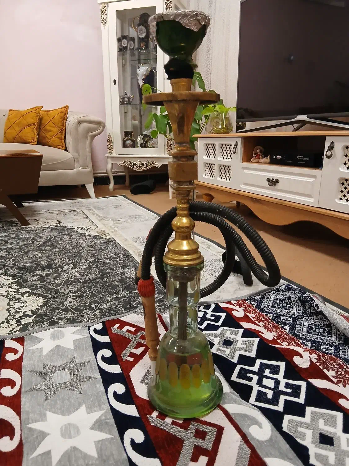 قلیان برنج سنگین وزن|صنایع دستی و سایر لوازم تزئینی|اردبیل, |دیوار