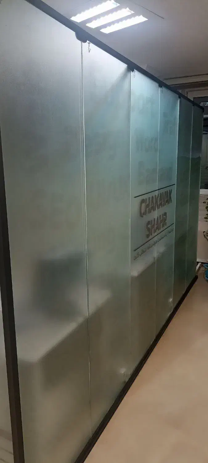 پارتیشن شیشه‌ای آماده نصب با فریم آلومینیوم|دفتر کار|تهران, میرداماد|دیوار