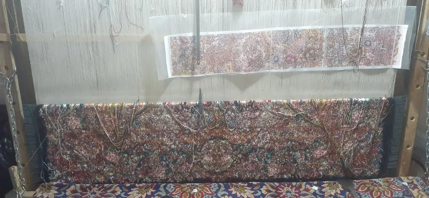 فرش کالیچه ۳متری طرح سالاری نیمه کاره|فرش|تبریز, |دیوار