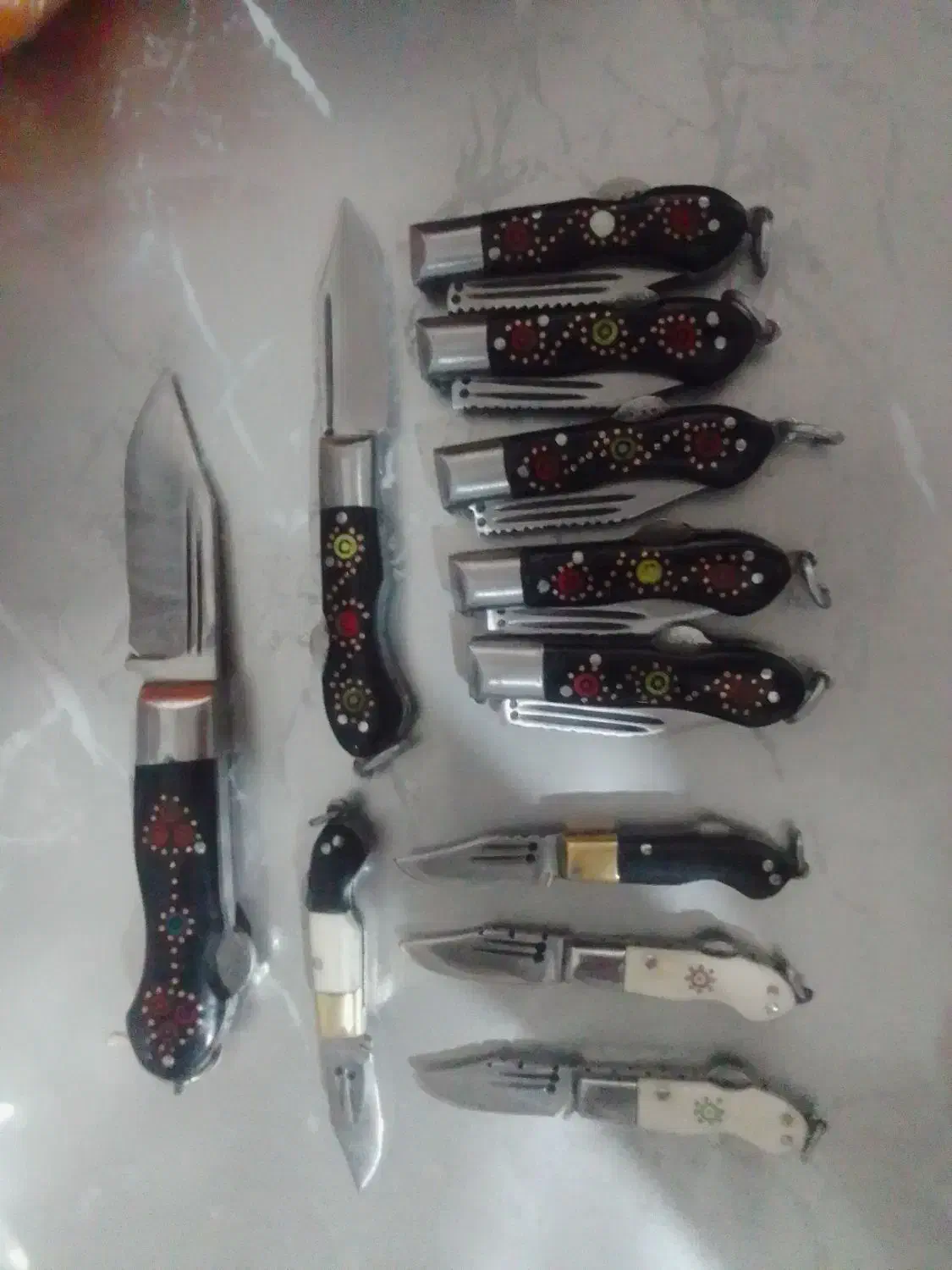 چاقو دسته زنجان|کلکسیون اشیاء عتیقه|قم, ولیعصر|دیوار