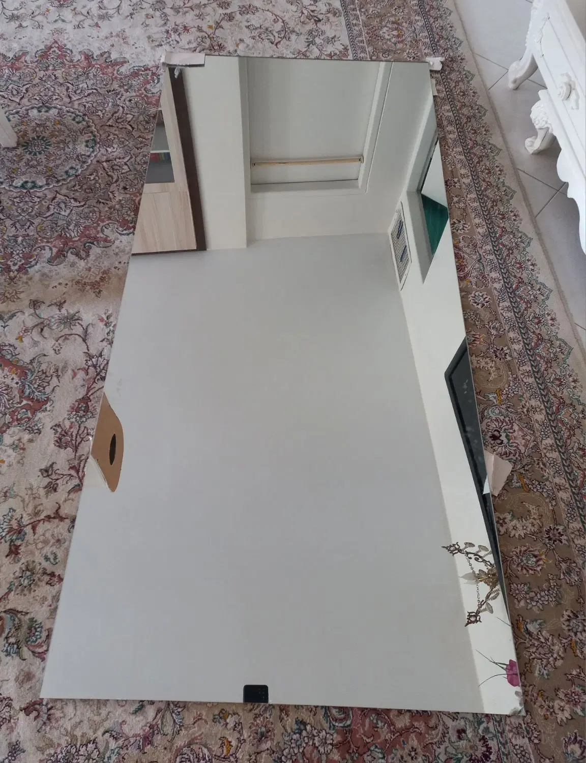 اینه قدی ساده درحد نو سالم وتمیز 74×160|آینه|تهران, شهرک شهید باقری|دیوار