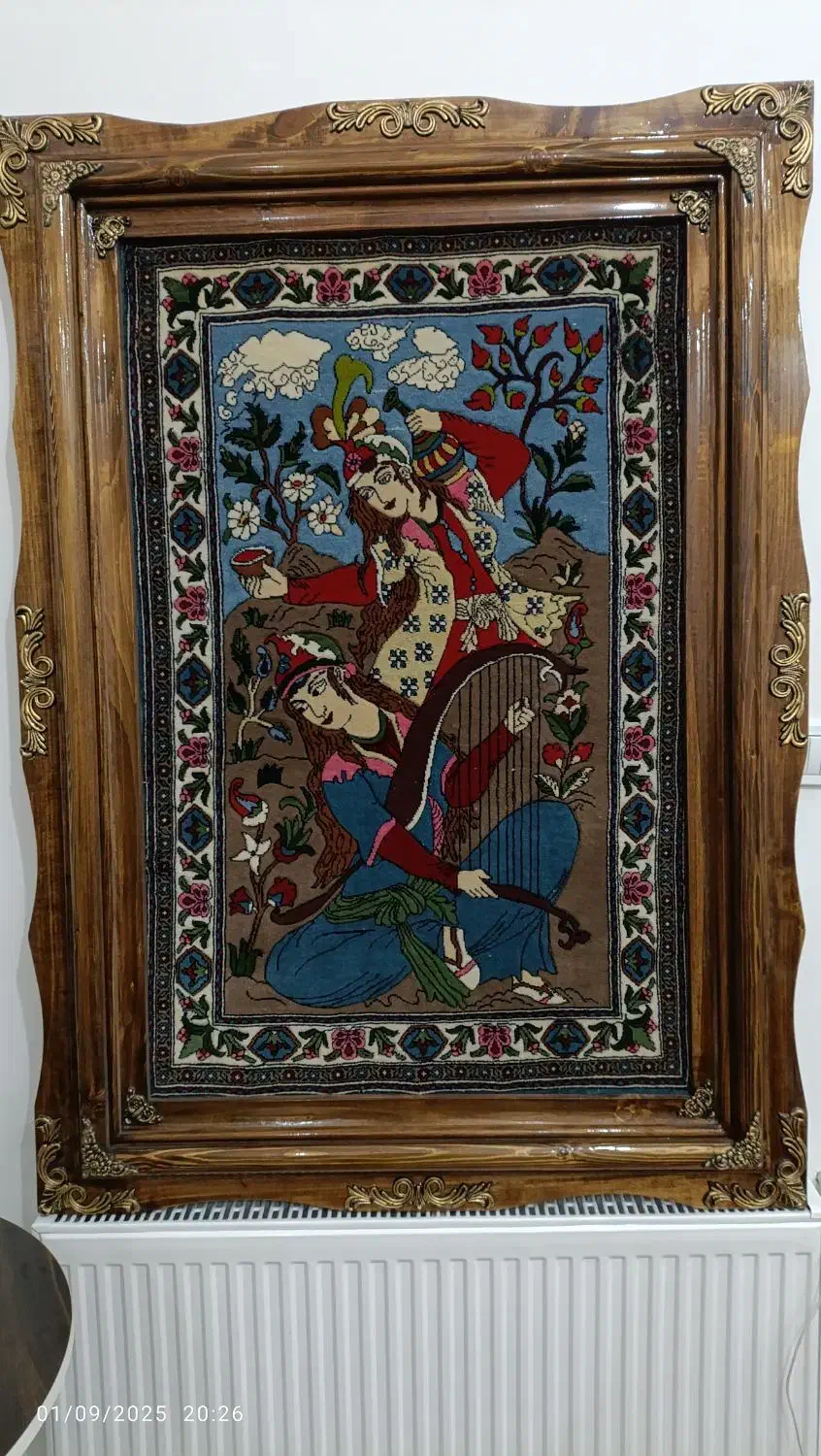 تابلو فرش دستباف|تابلو فرش|کرمان, |دیوار