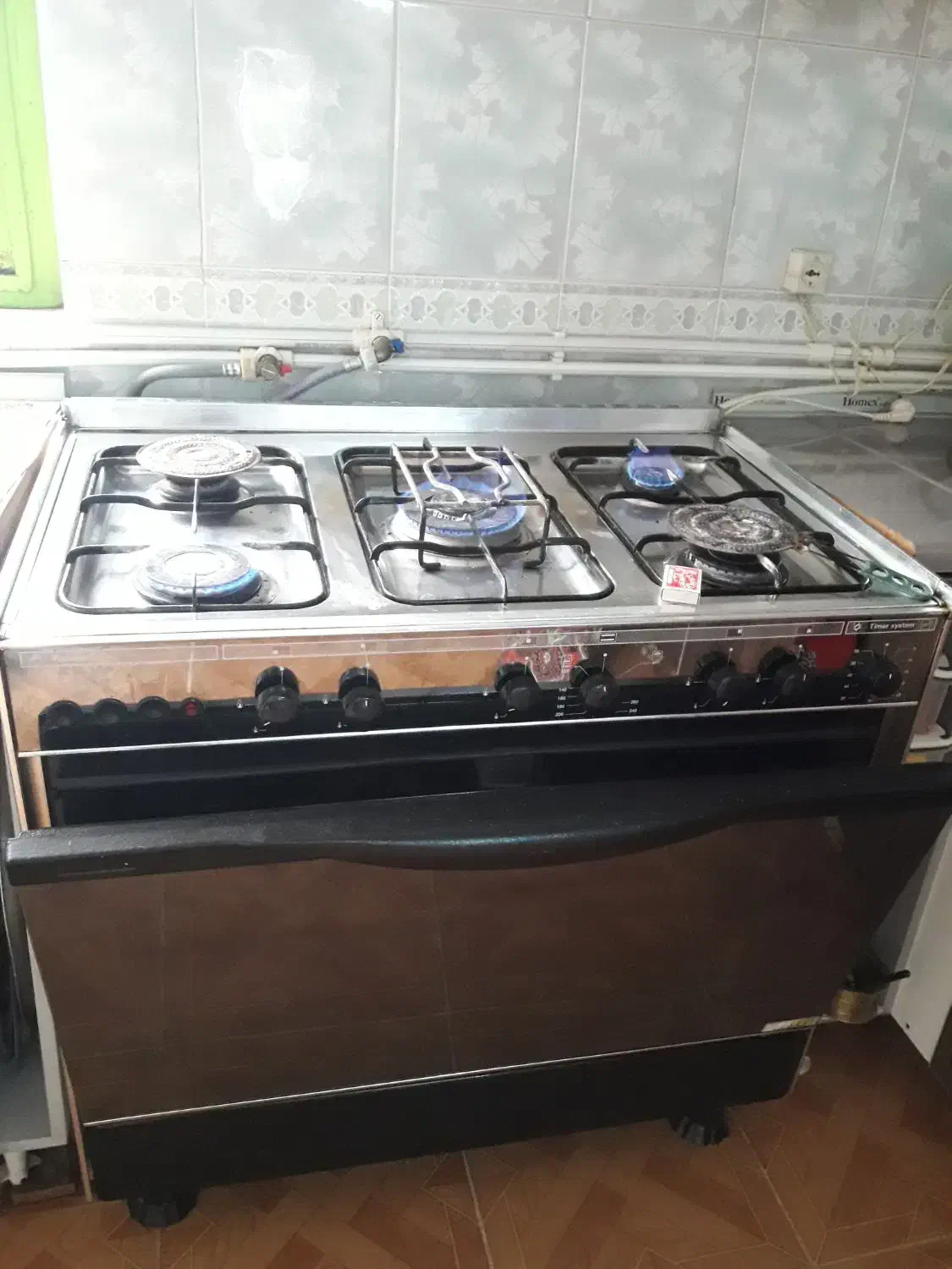 اجاق گازپنج شعله پادیسان فروشی|اجاق گاز و لوازم برقی پختوپز|شیروان (خراسان), |دیوار