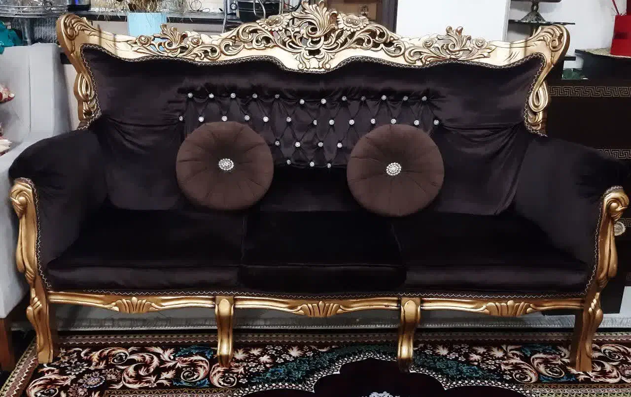 مبل سلطنتی 9 نفره|مبلمان خانگی و میز عسلی|اندیشه, شهرک کوثر|دیوار