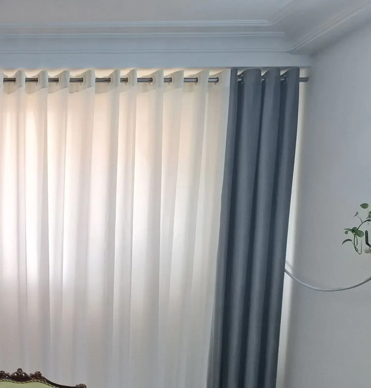 پرده رانر والن کنار پرده رانر پنل|پرده، رانر، رومیزی|قم, سراجه (۱۵ خرداد)|دیوار