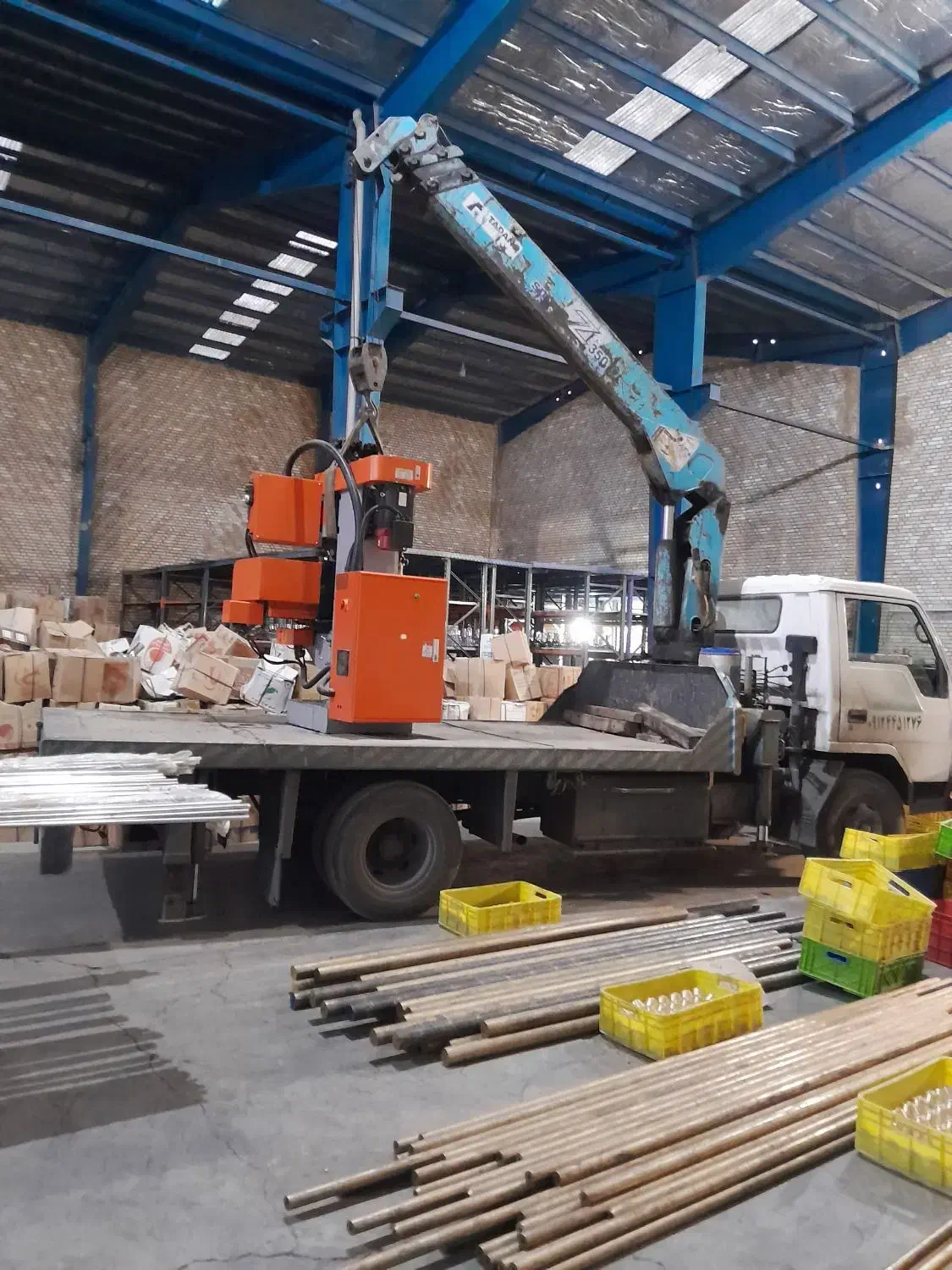 اجاره جرثقیل کفی دار دکل بلند ۳ تن|خدمات حمل و نقل|قرچک, مهدیه|دیوار