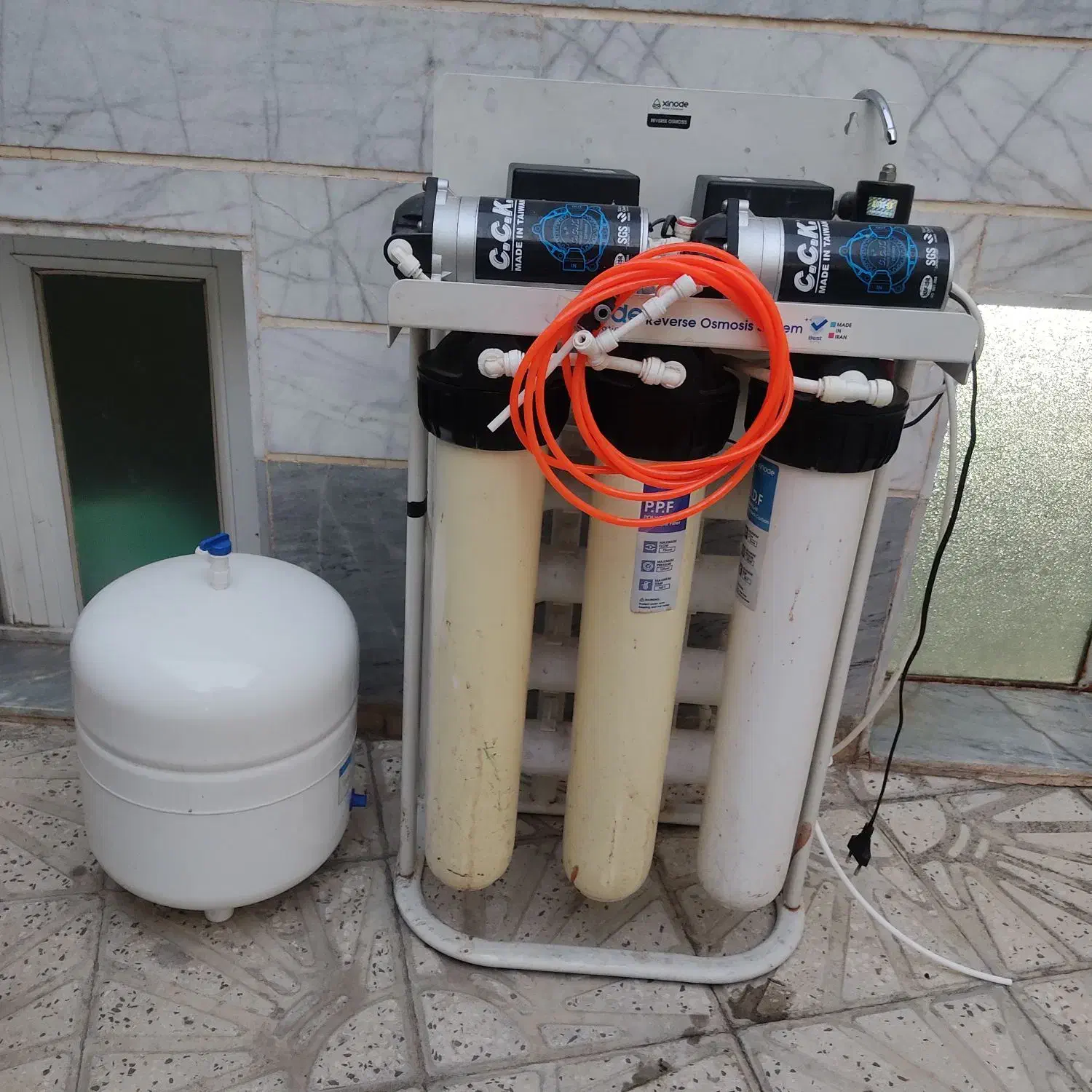 تصویه آب نیمه صنعتی همراه با مخزن|آب‌سردکن و تصفیه آب|زنجان, |دیوار