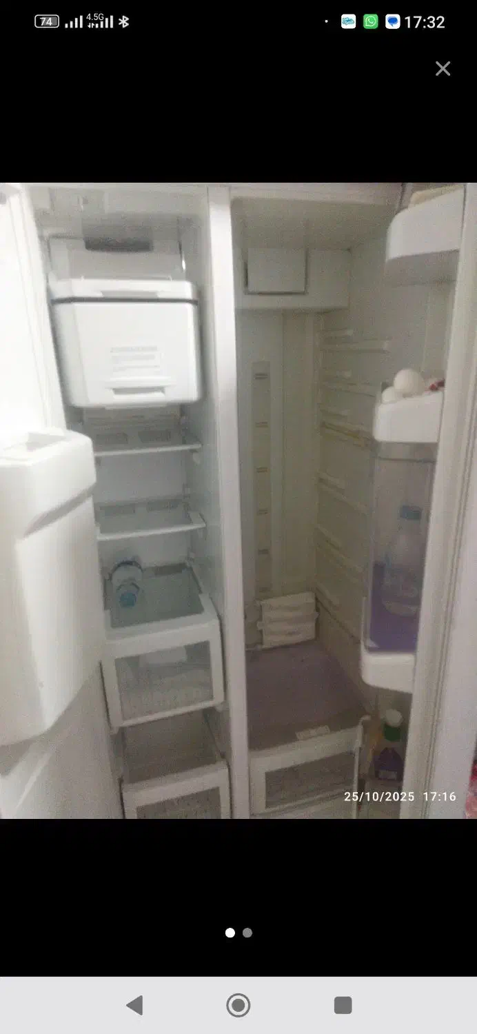 ساید بای ساید کنود بردش سوخته|یخچال و فریزر|تهران, خاک سفید|دیوار