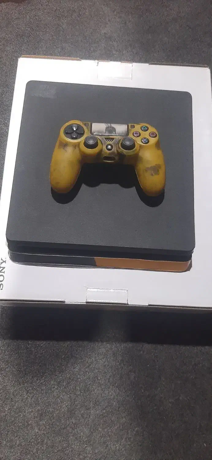 PS4 SLIM|کنسول، بازی ویدئویی و آنلاین|کاکی, |دیوار