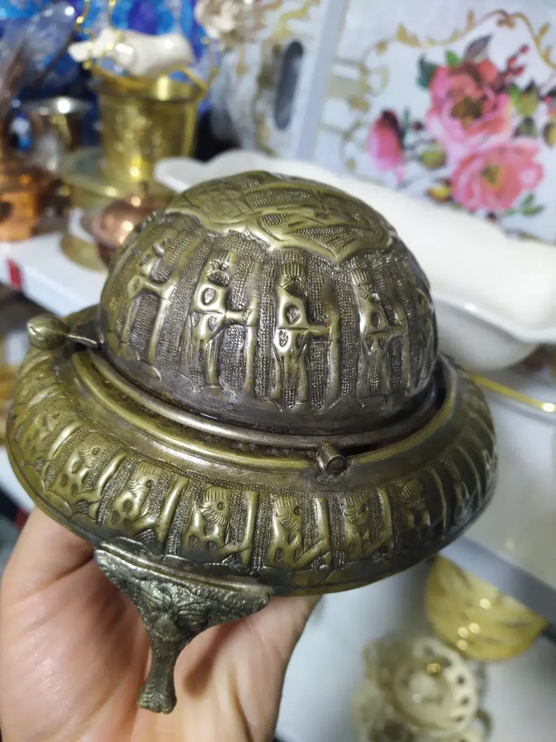 عتیقه ، خاویار خوری ، آجیل ، قندان|کلکسیون اشیاء عتیقه|مشهد, حجاب (شهرک غرب)|دیوار