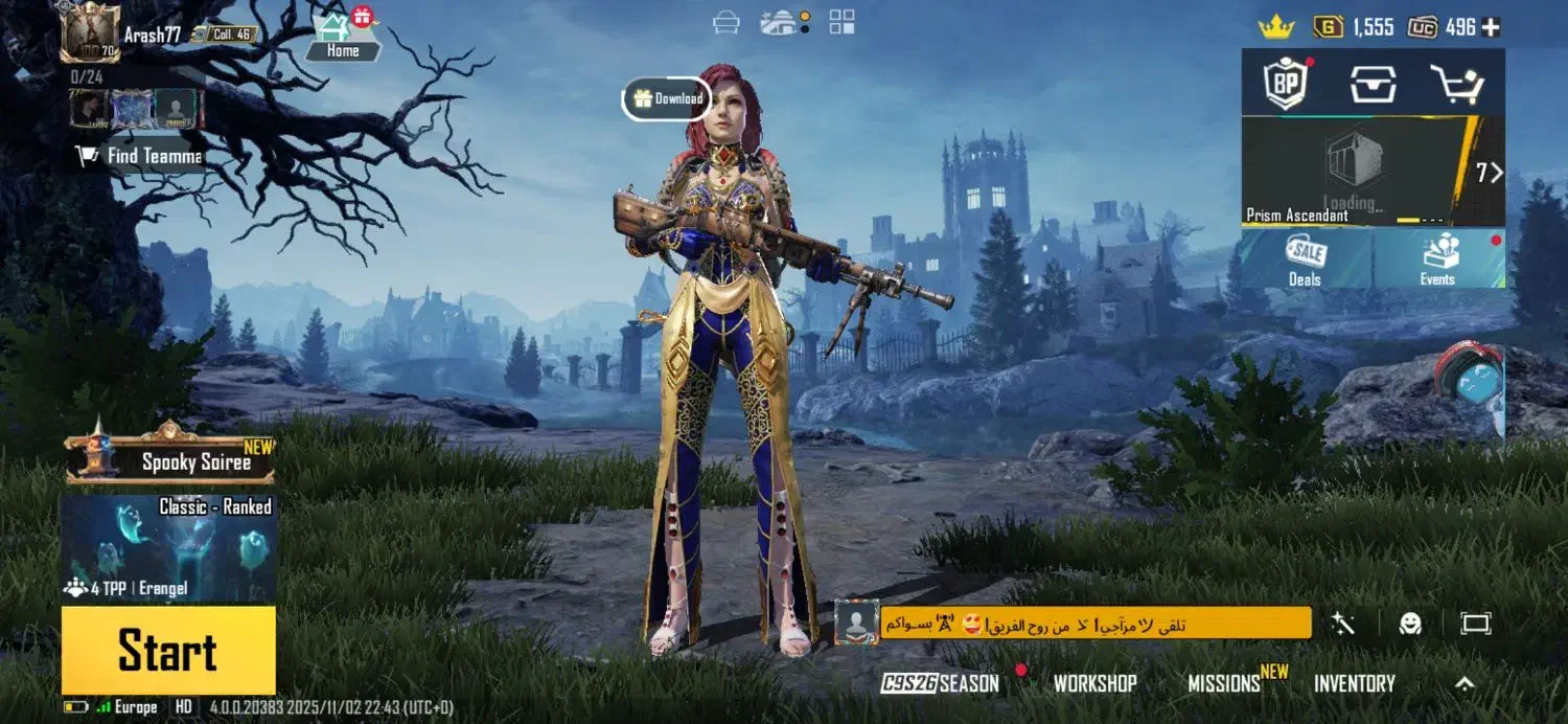 اکانت پابجی موبایل لول 70|کنسول، بازی ویدئویی و آنلاین|رشت, رودبارتان|دیوار