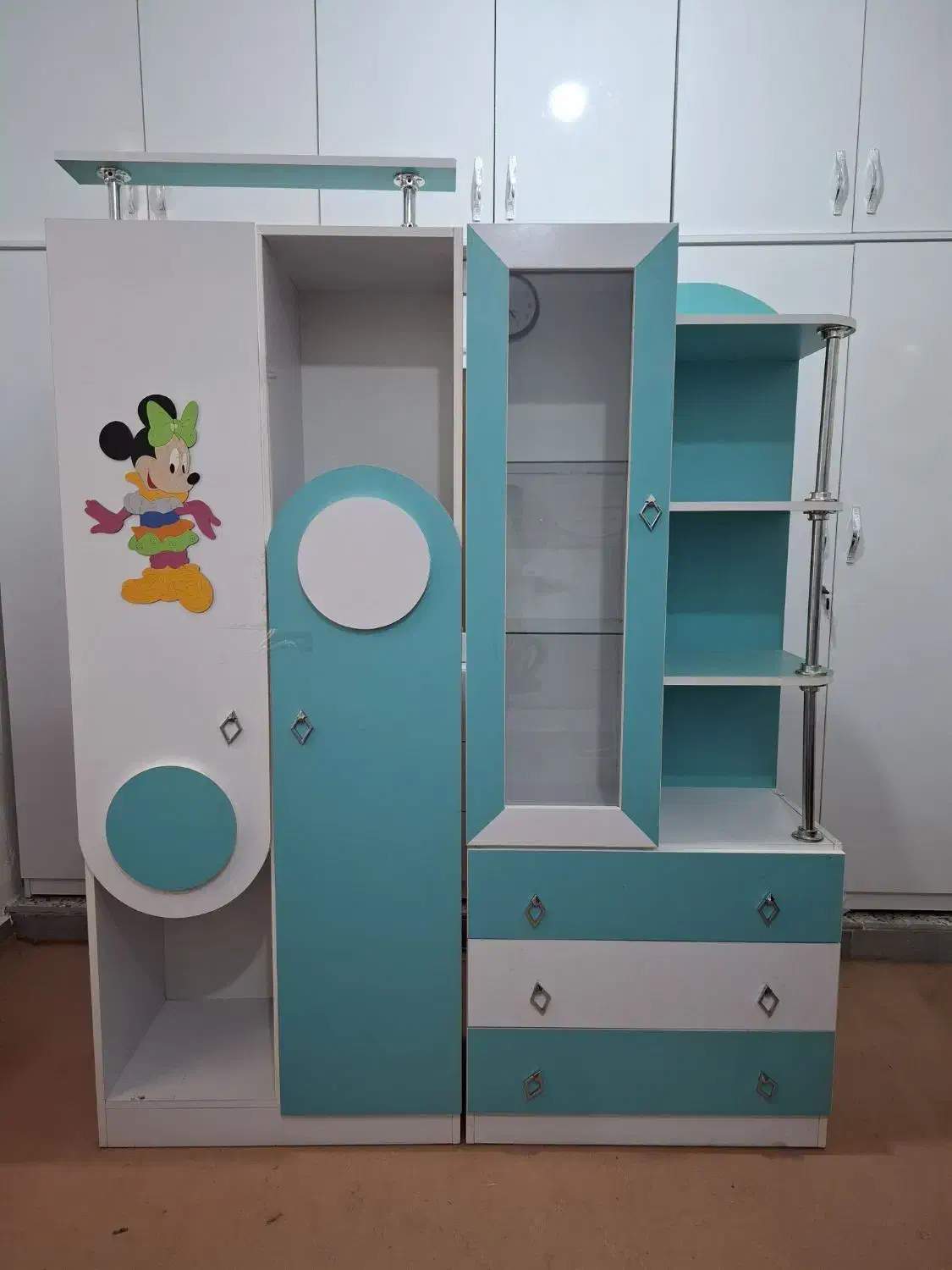 کمد کودک|جاکفشی، کمد، دراور|دزفول, |دیوار