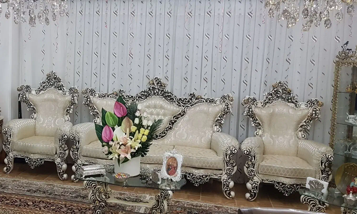 مبل سلطنتی چوب راش اصل و سرویس خواب|مبلمان خانگی و میز عسلی|تبریز, |دیوار