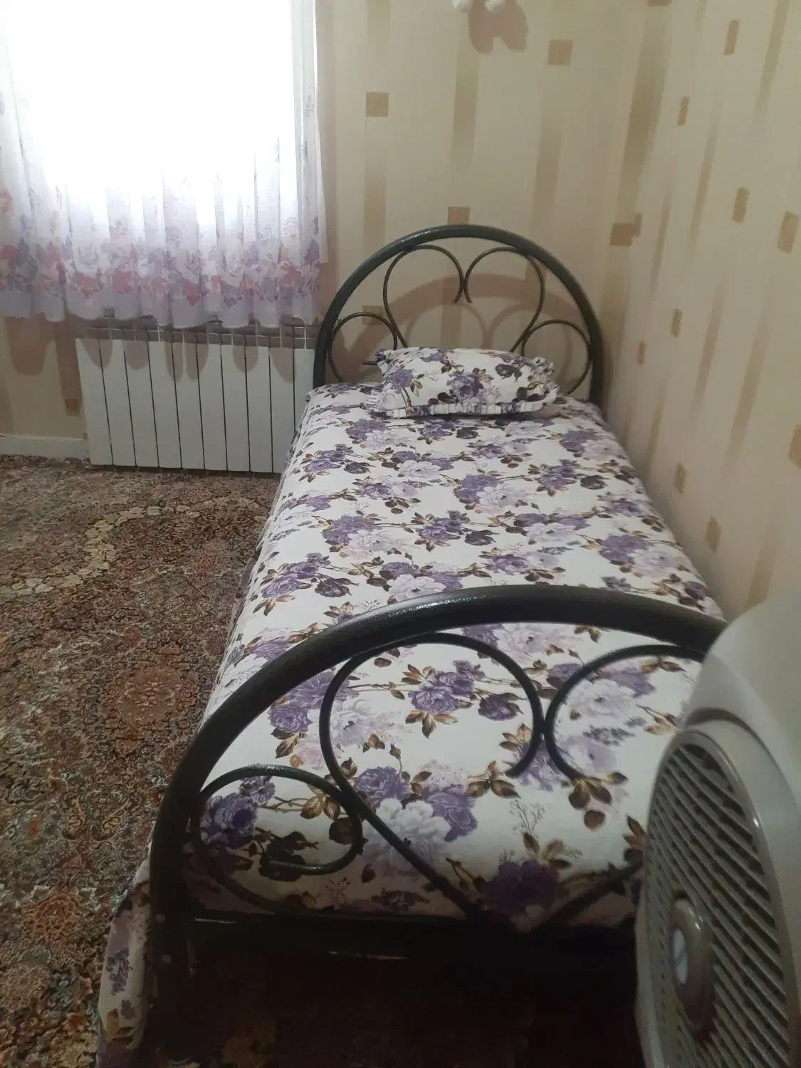 تخت خواب  یک نفره فره فوژه|تخت و سرویس خواب|محمدیه-قزوین, |دیوار