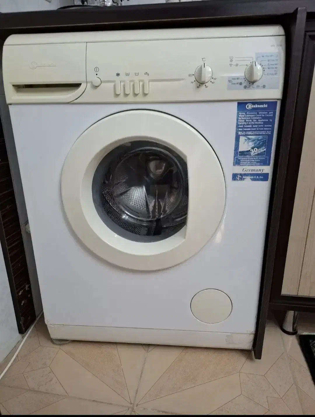 لباسشویی مدل باکنشت|ماشین لباسشویی و خشک‌کن لباس|میانه, |دیوار