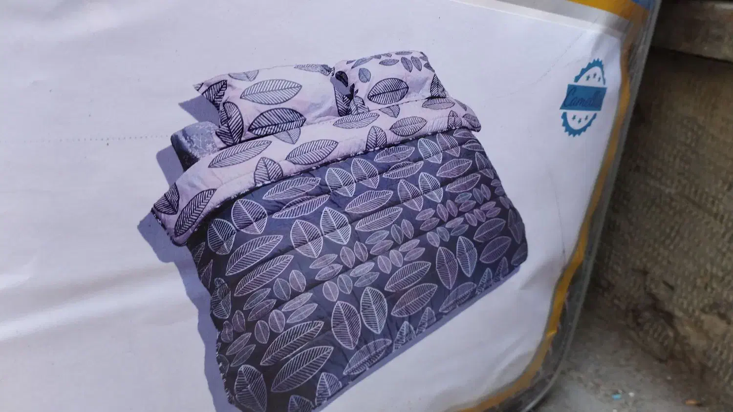 روتختی ۲ نفره پارچه خارجی|رختخواب، بالش، پتو|گرگان, |دیوار