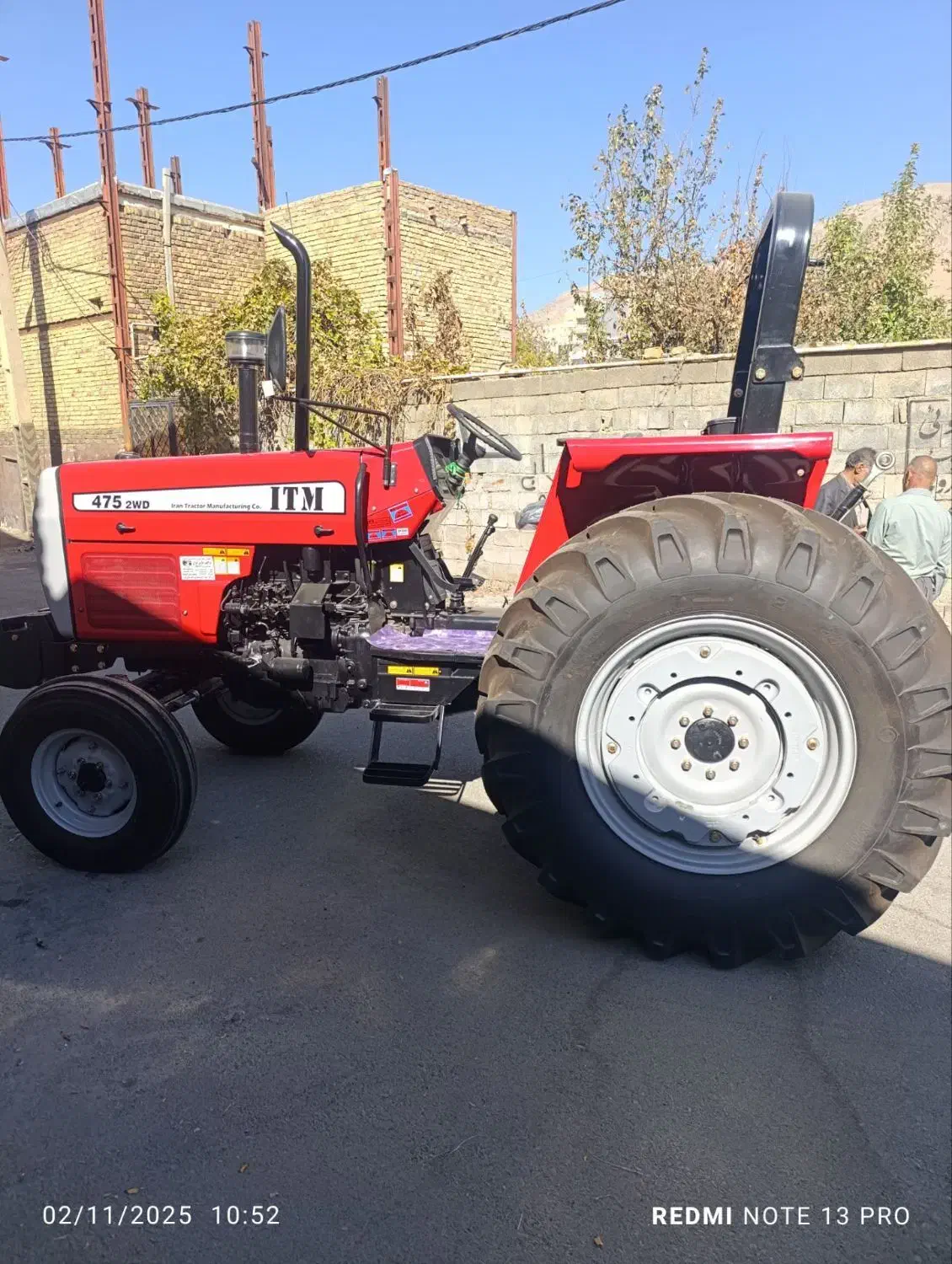 تراکتور 475 تک 1403 خشک|خودرو سنگین|صحنه, |دیوار