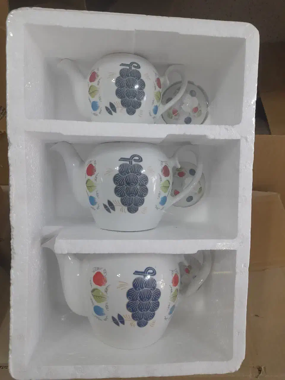 قوری سه تیکه چینی اصل|قوری، کتری، قهوه‌ساز دستی|زابل, |دیوار