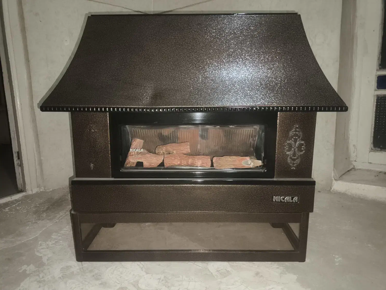 بخاری شومینه گازی نیک کالا|بخاری، هیتر، شومینه|میانه, |دیوار
