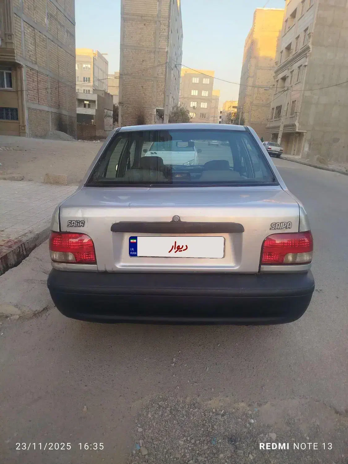 پرایدصبا مدل۸۷ نقره ای|خودرو سواری و وانت|کرج, خرمدشت|دیوار