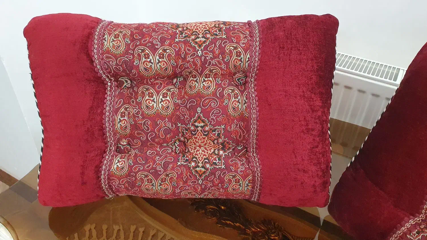 فروش ۲ عدد پشتی|مبلمان خانگی و میز عسلی|قم, انسجام|دیوار