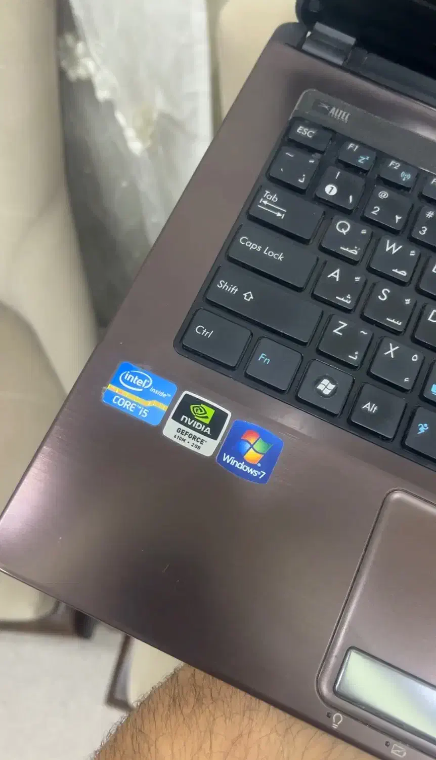 لپ تاپ در حد نو مدل K43S برند ASUS|رایانه همراه|اهواز, پادادشهر|دیوار