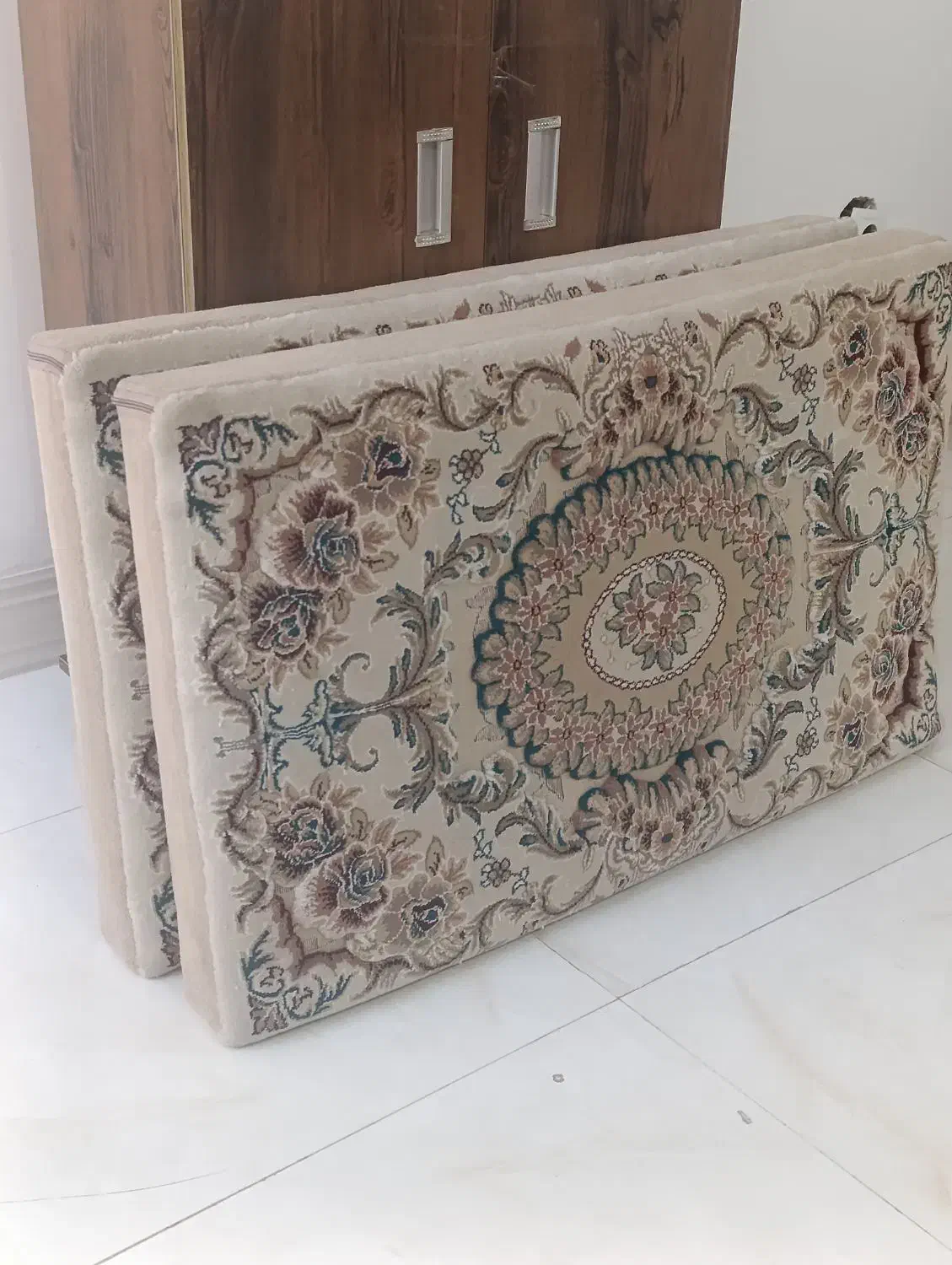 پشتی فرشی یک جفت|پشتی|کرمان, |دیوار