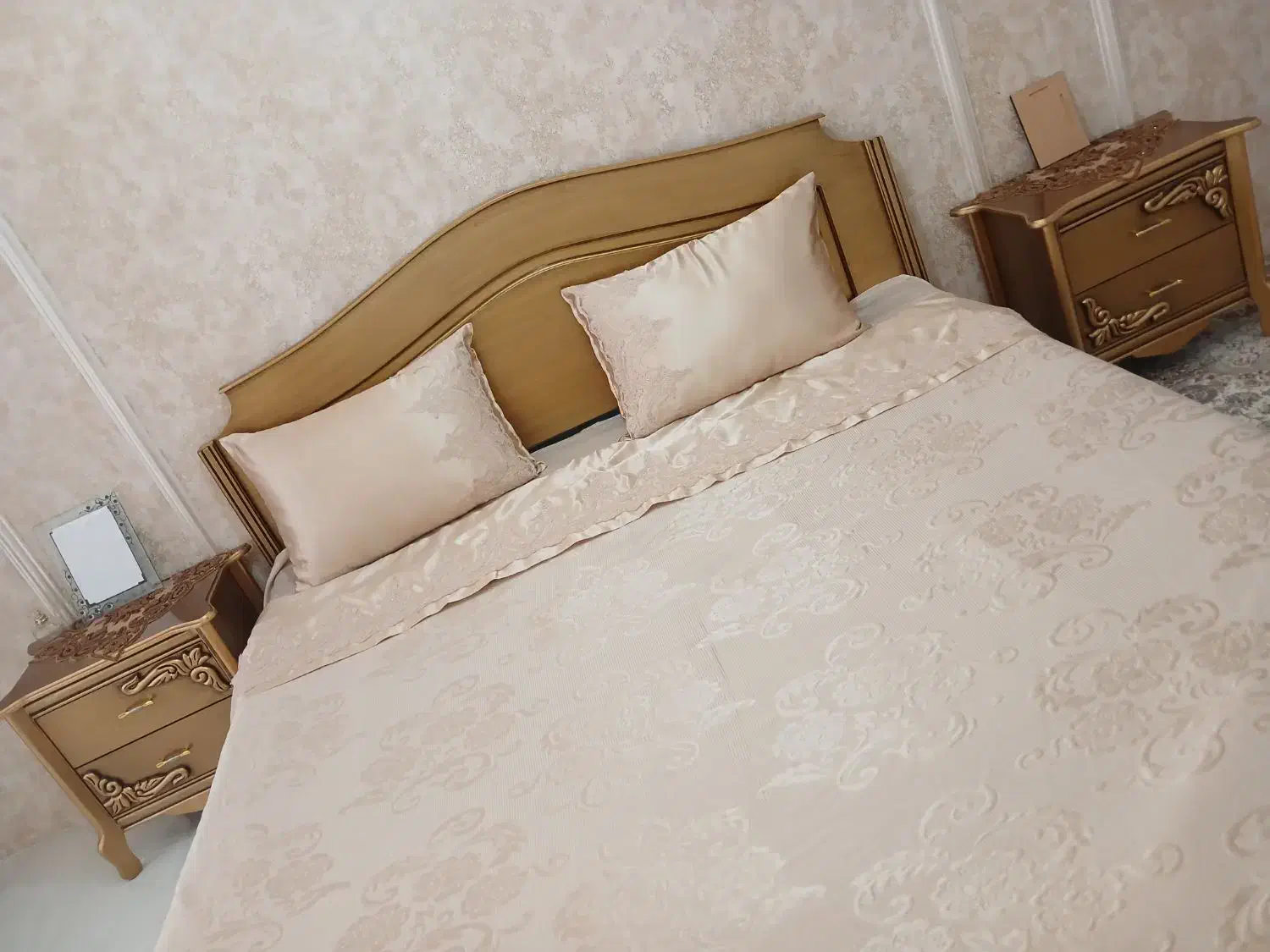 سرویس تخت چوب اصل راش نونو|تخت و سرویس خواب|مشهد, الهیه|دیوار