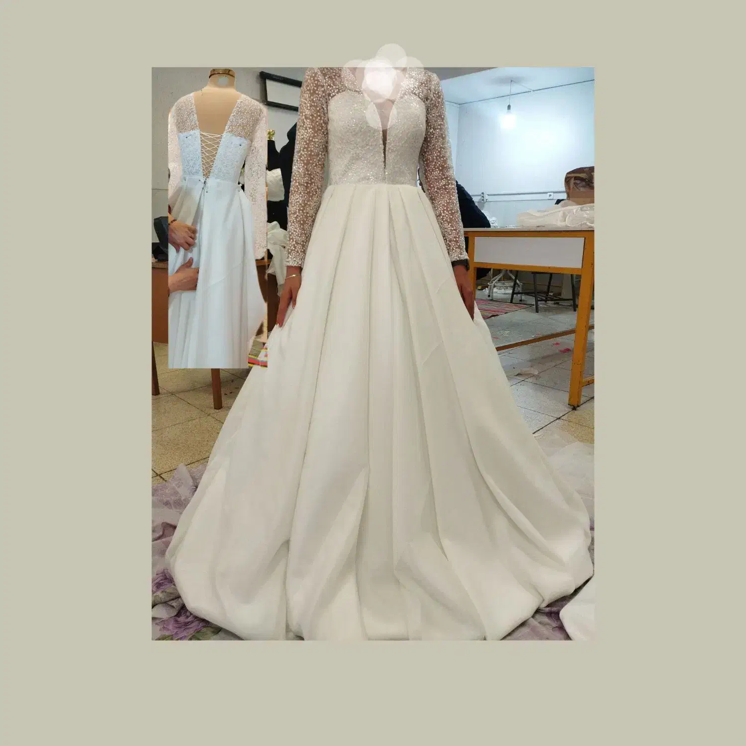 فروش یا اجاره لباس عروس|لباس|خمینی‌شهر, |دیوار