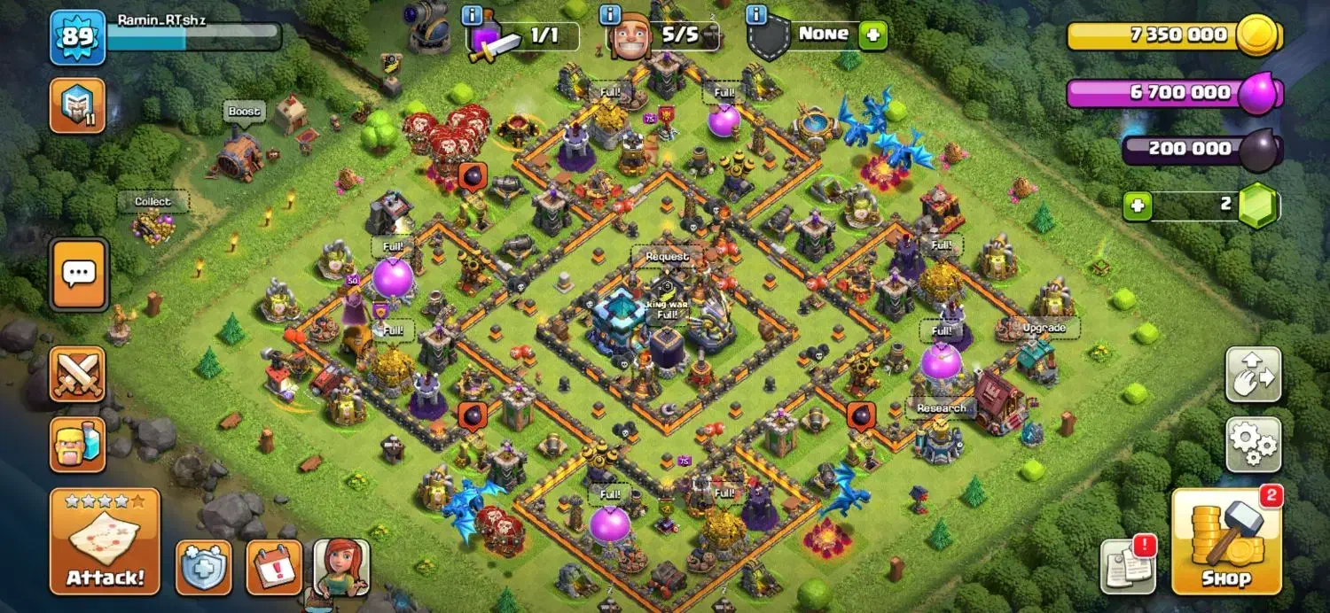 اکانت کلش|کنسول، بازی ویدئویی و آنلاین|شیراز, فرگاز|دیوار