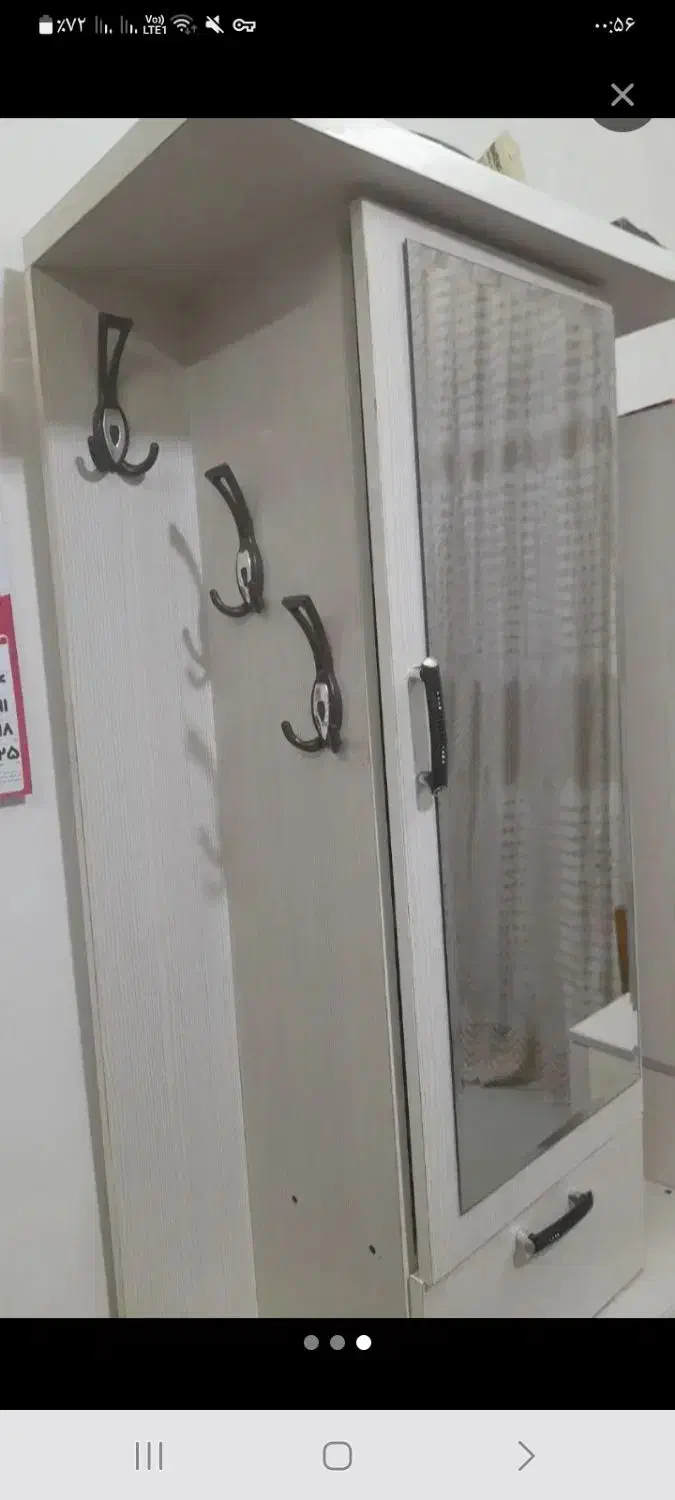 کمد جاکفشی آینه دار|جاکفشی، کمد، دراور|اندیمشک, |دیوار