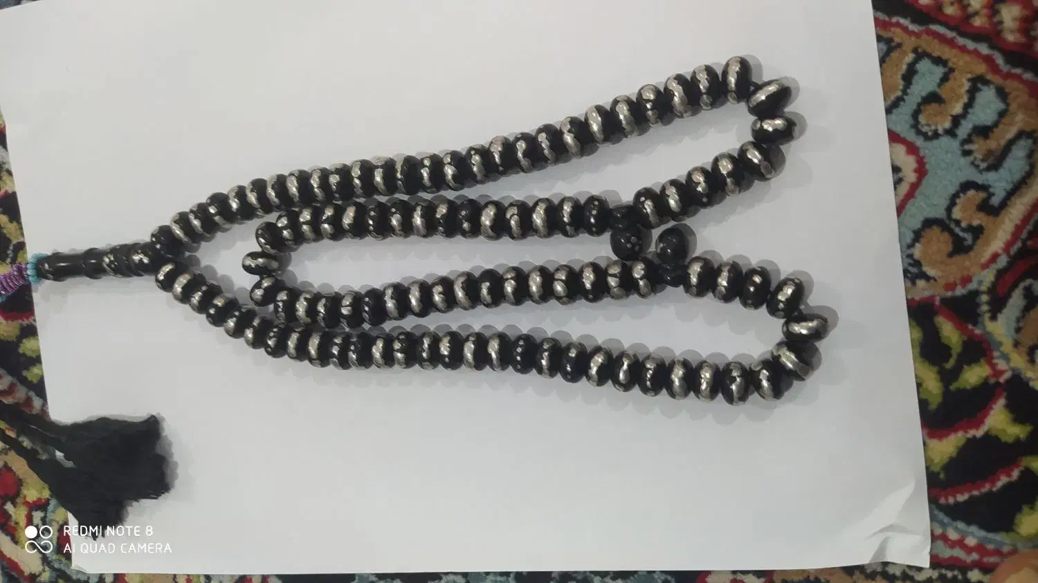 تسبیح قدیمی زیبا|کلکسیون اشیاء عتیقه|بهبهان, |دیوار