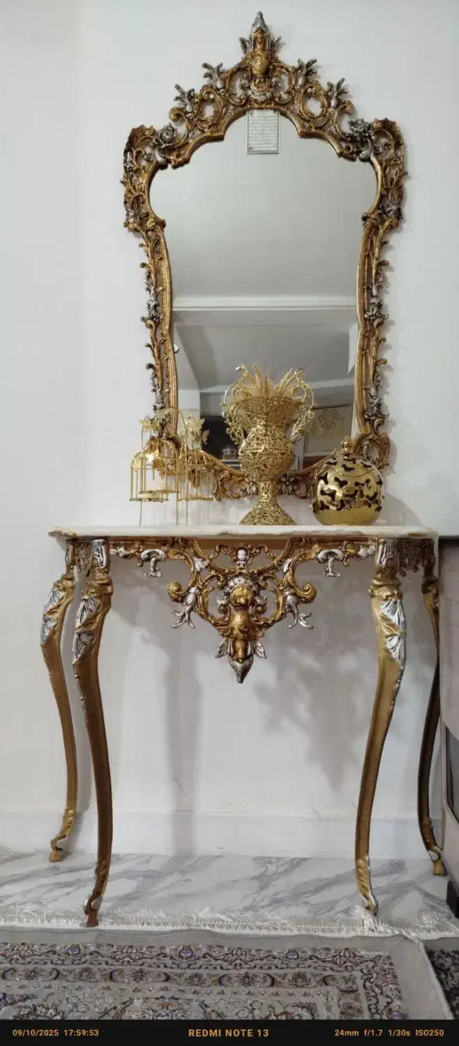 آینه کنسول|مبلمان خانگی و میز عسلی|نورآباد, |دیوار